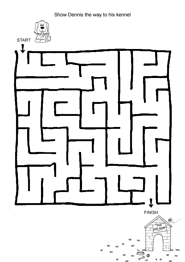 83 Easy Mazes Coloring Printable for Kids 21