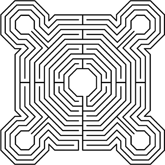 83 Easy Mazes Coloring Printable for Kids 34