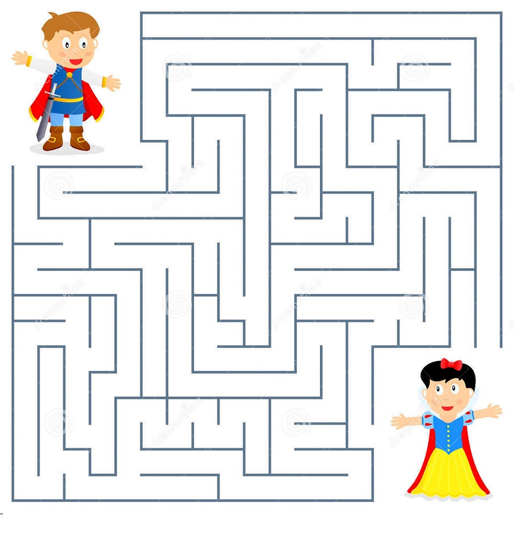 83 Easy Mazes Coloring Printable for Kids 39