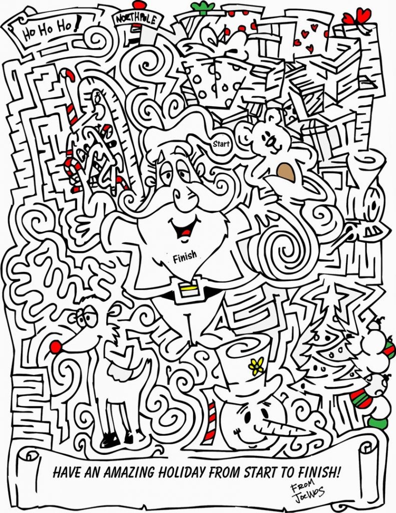 83 Easy Mazes Coloring Printable for Kids 45