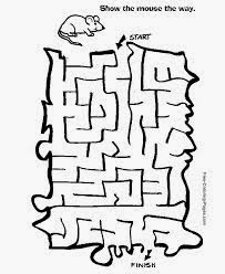 83 Easy Mazes Coloring Printable for Kids 46