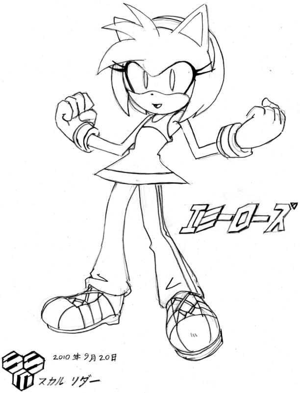 85 Amy Rose Coloring Pages Printable 14