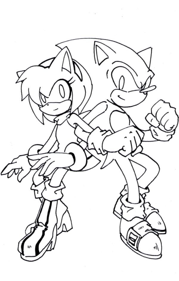 85 Amy Rose Coloring Pages Printable 27