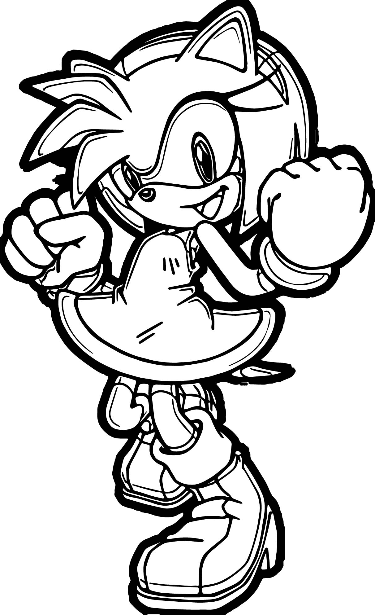 85 Amy Rose Coloring Pages Printable 3