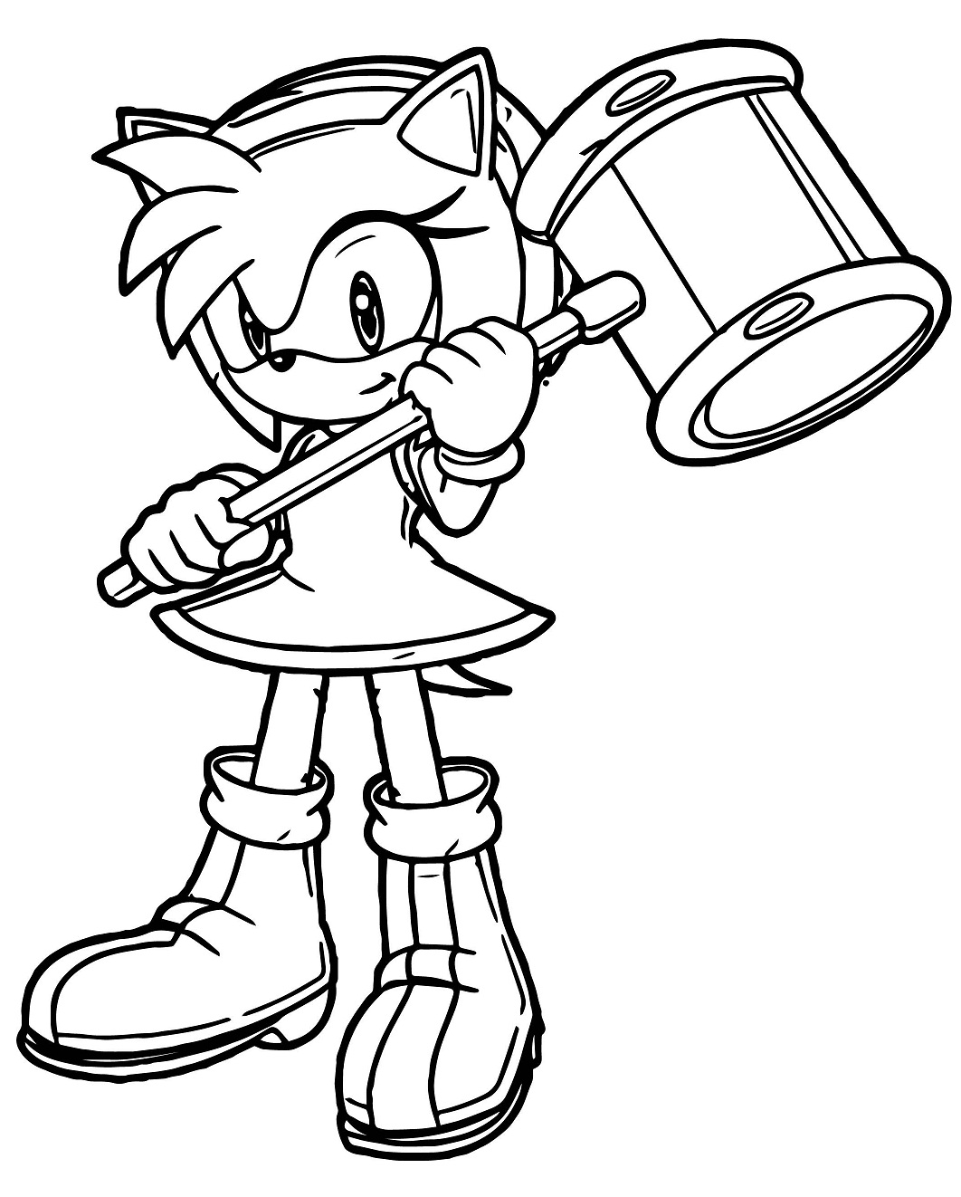 85 Amy Rose Coloring Pages Printable 30