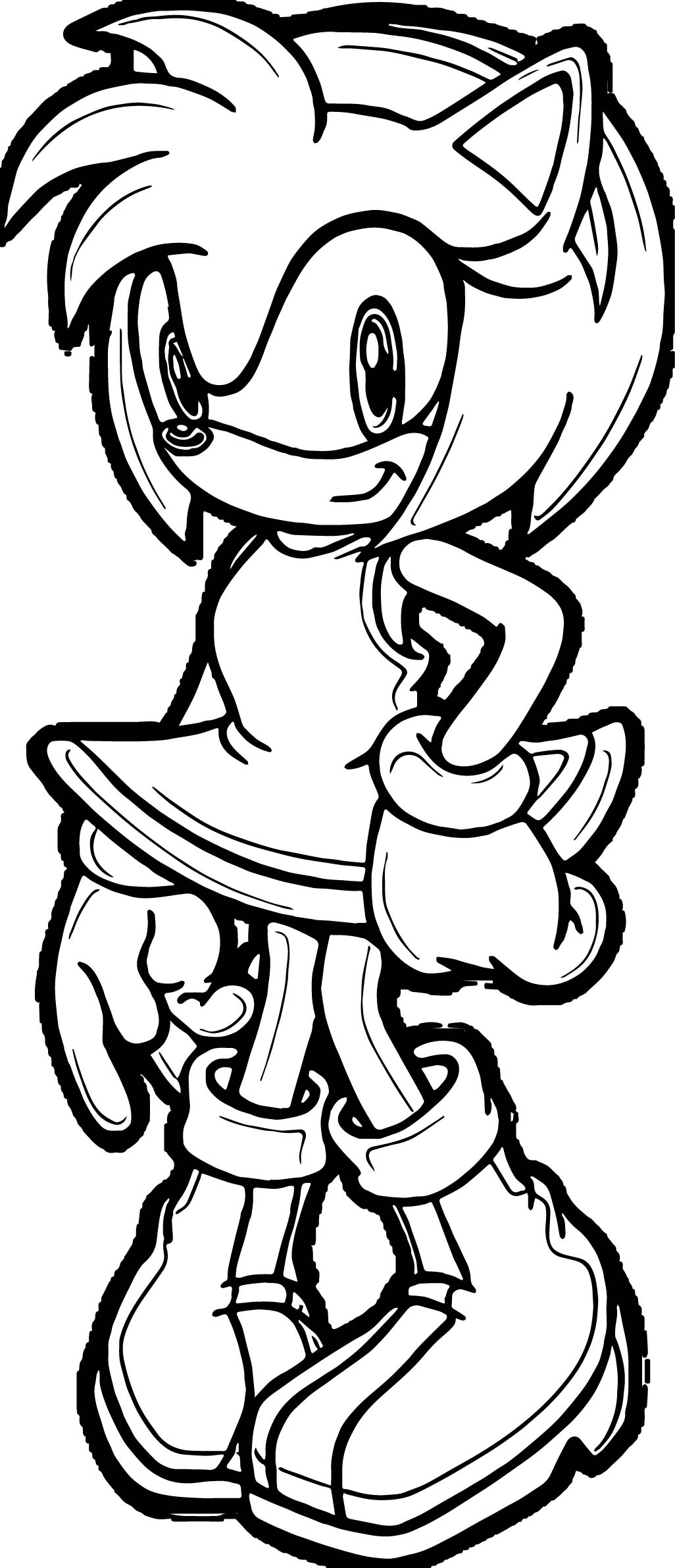 85 Amy Rose Coloring Pages Printable 44