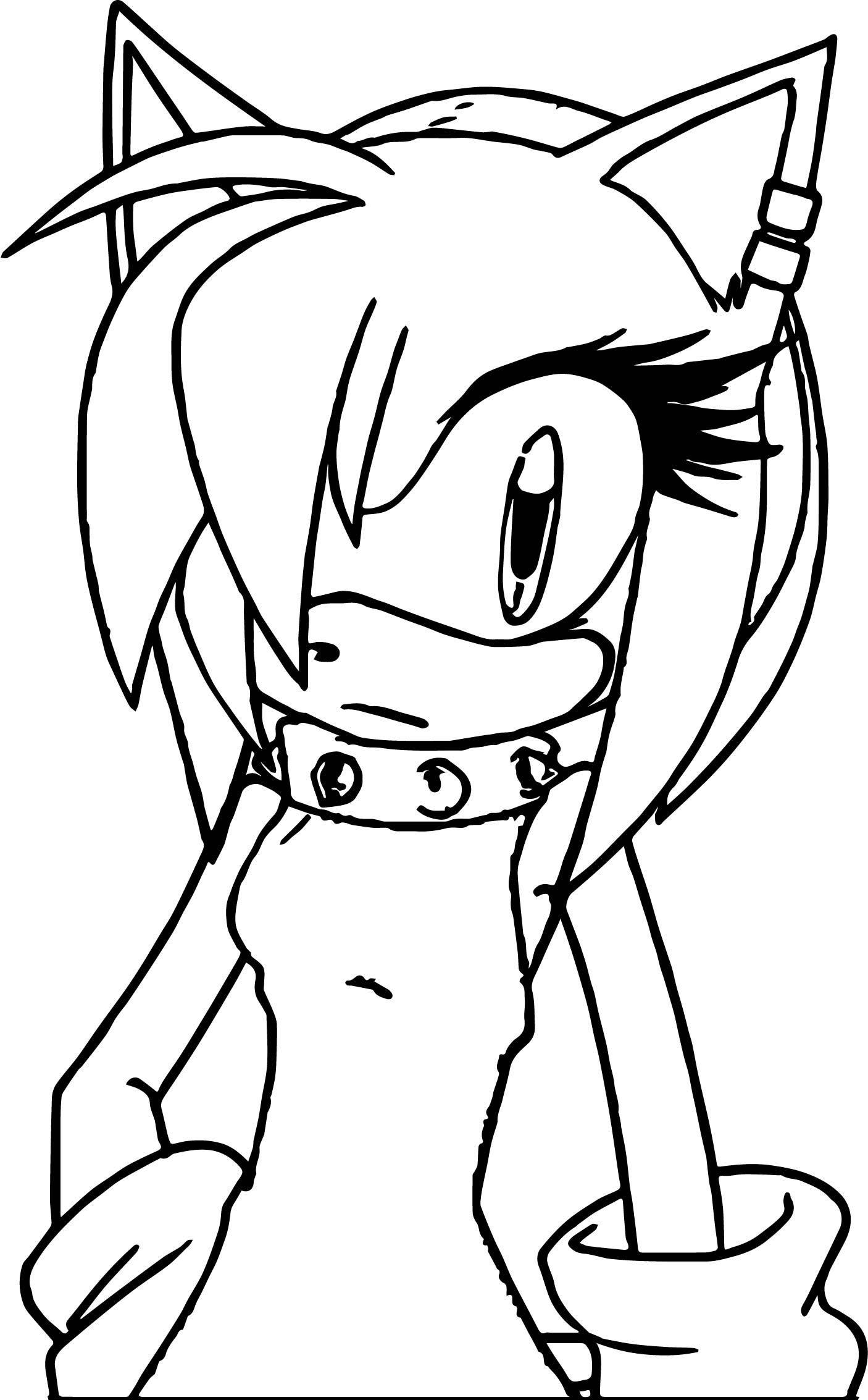 85 Amy Rose Coloring Pages Printable 46