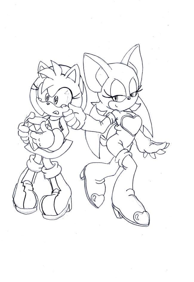 85 Amy Rose Coloring Pages Printable 47