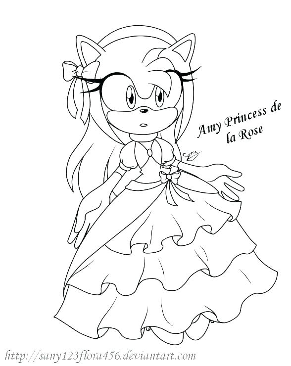 85 Amy Rose Coloring Pages Printable 49