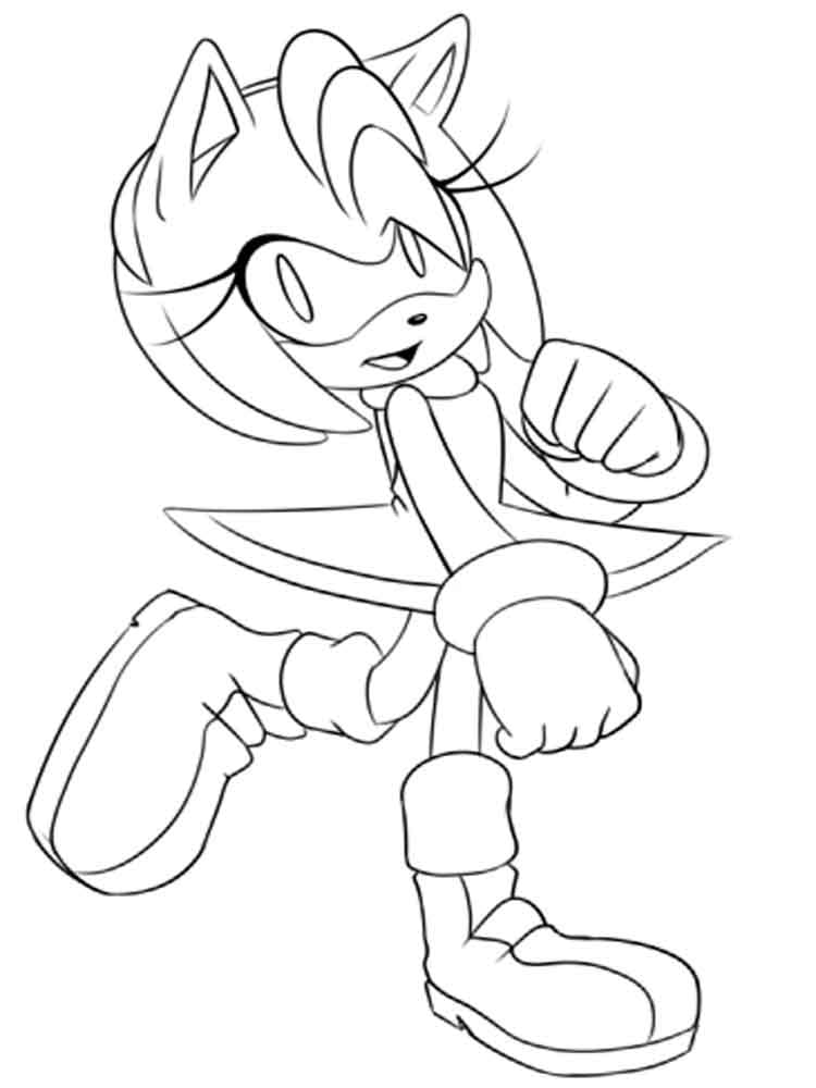 85 Amy Rose Coloring Pages Printable 56