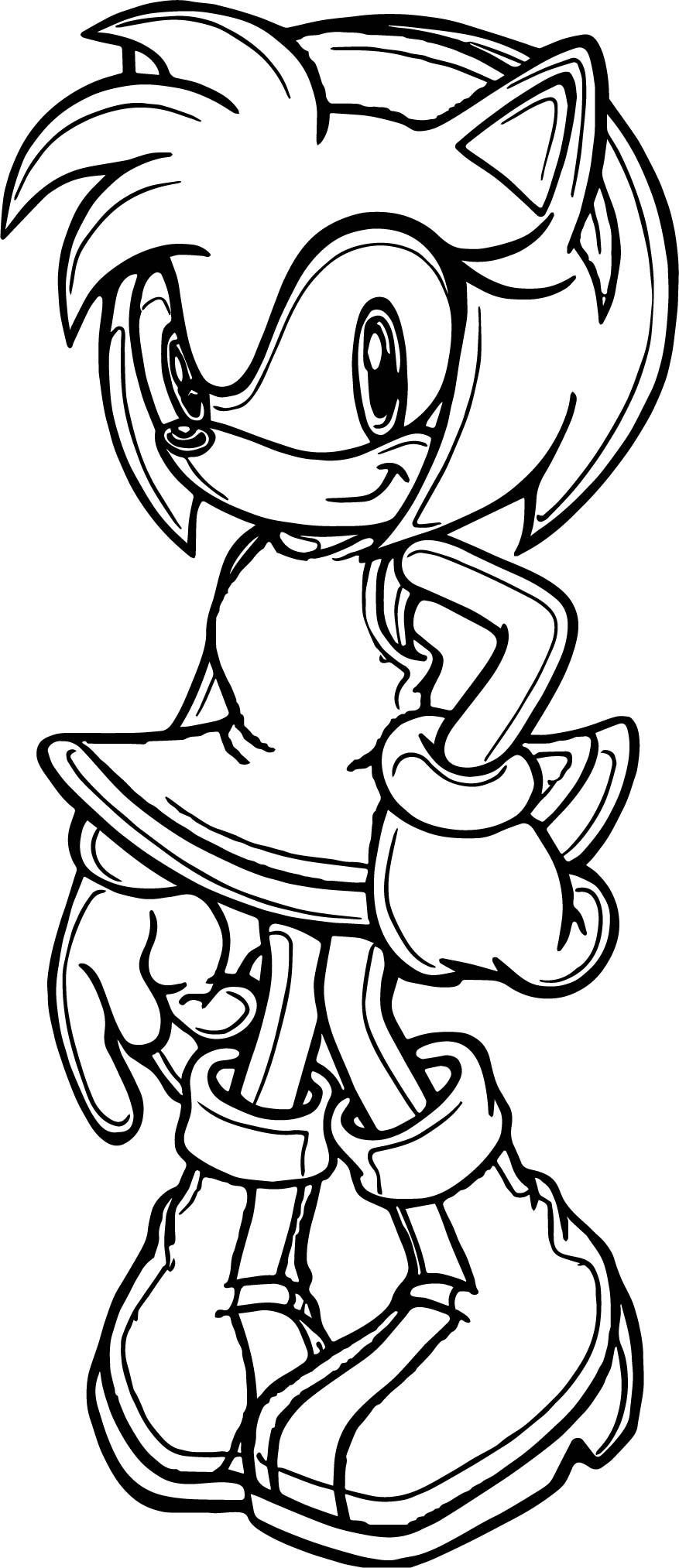 85 Amy Rose Coloring Pages Printable 61