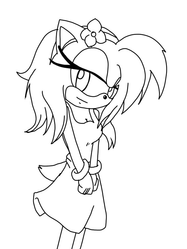 85 Amy Rose Coloring Pages Printable 65