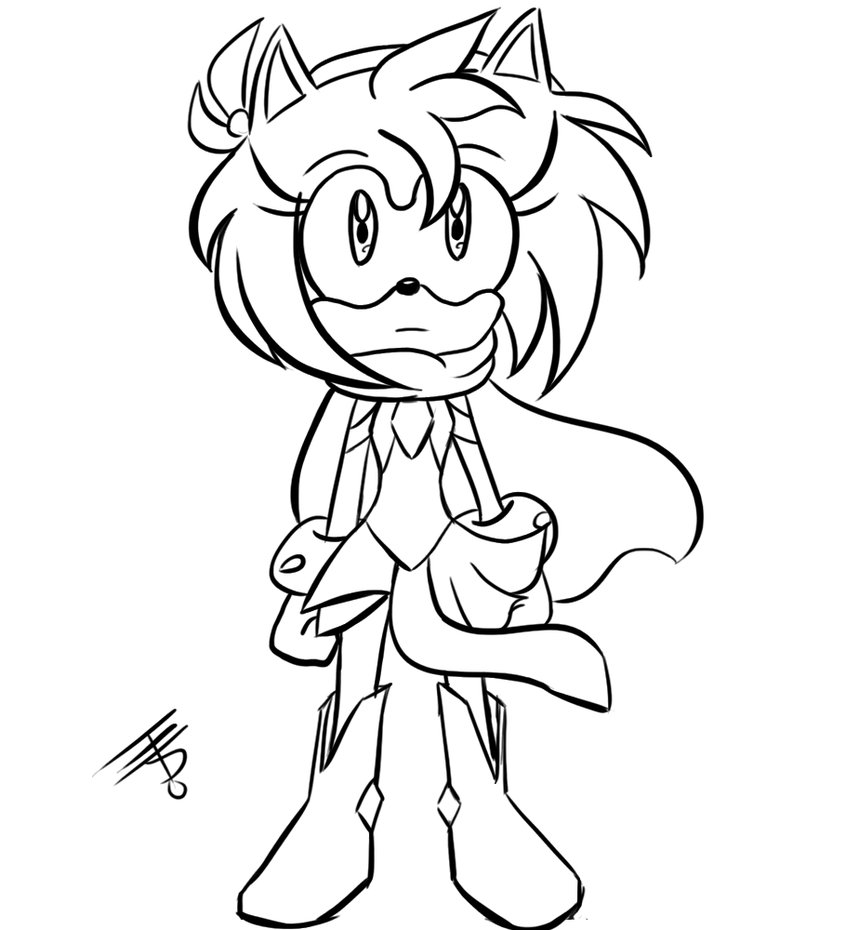 85 Amy Rose Coloring Pages Printable 66