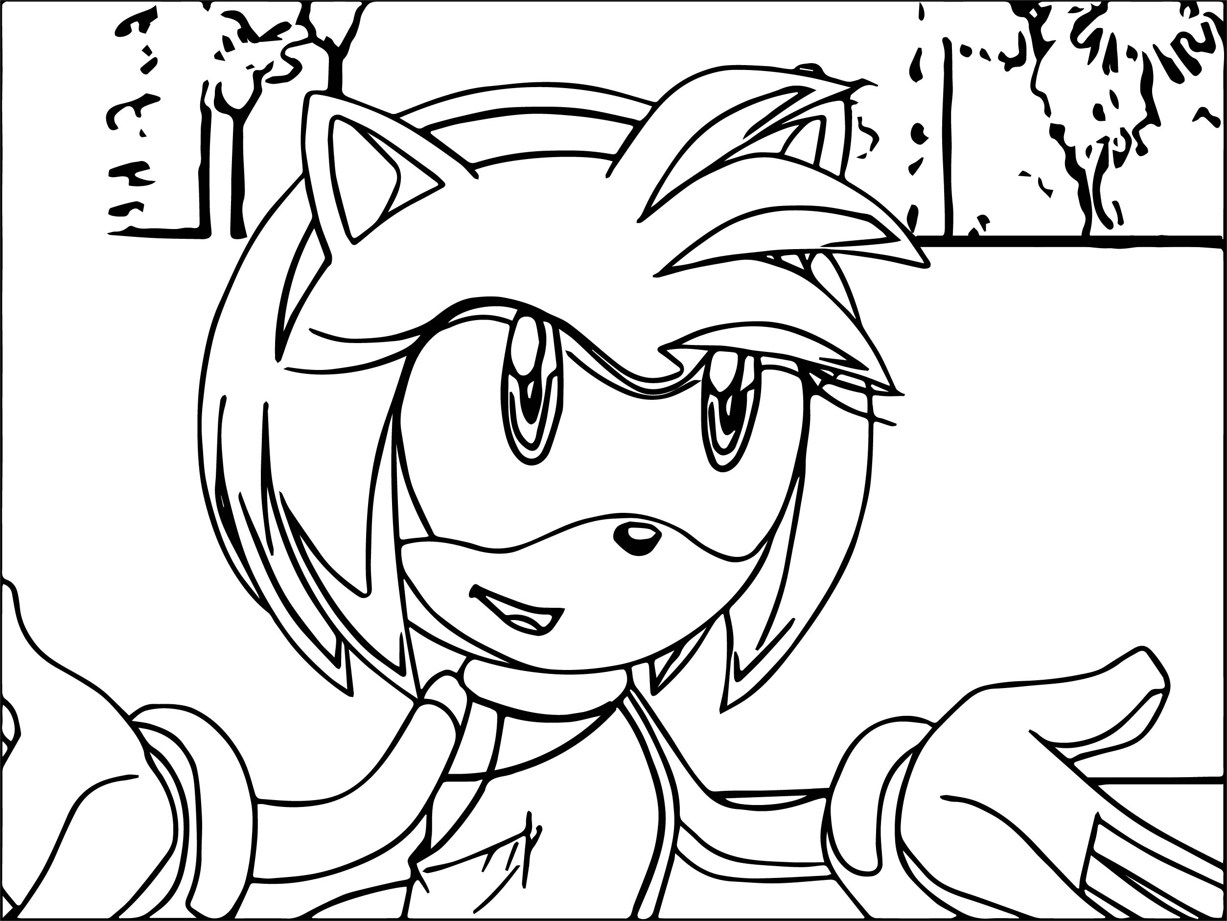 85 Amy Rose Coloring Pages Printable 77