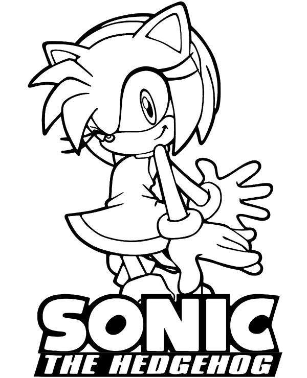 85 Amy Rose Coloring Pages Printable 81