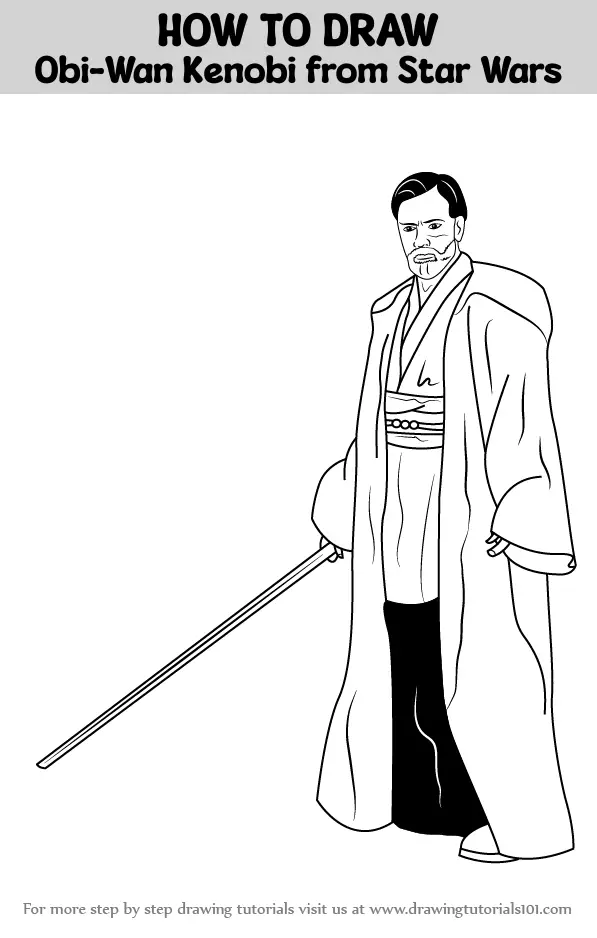 86 Obi Wan Kenobi Coloring Pages Printable 10