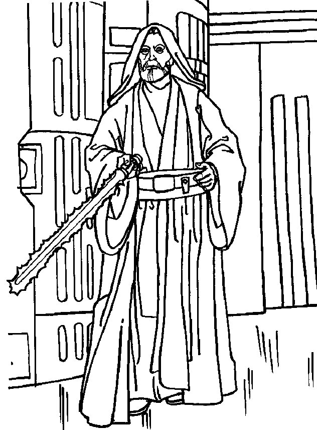 86 Obi Wan Kenobi Coloring Pages Printable 11