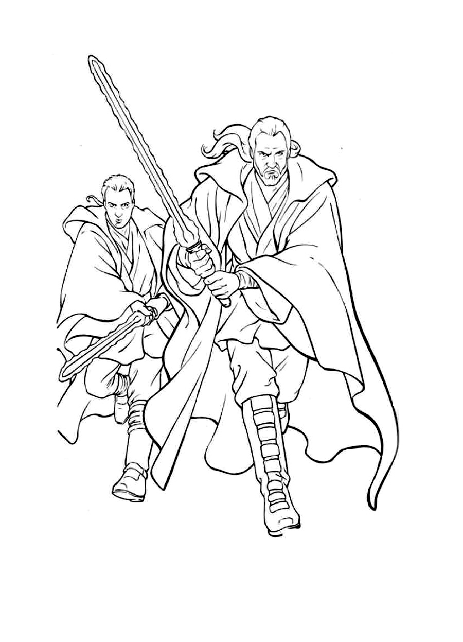 86 Obi Wan Kenobi Coloring Pages Printable 15