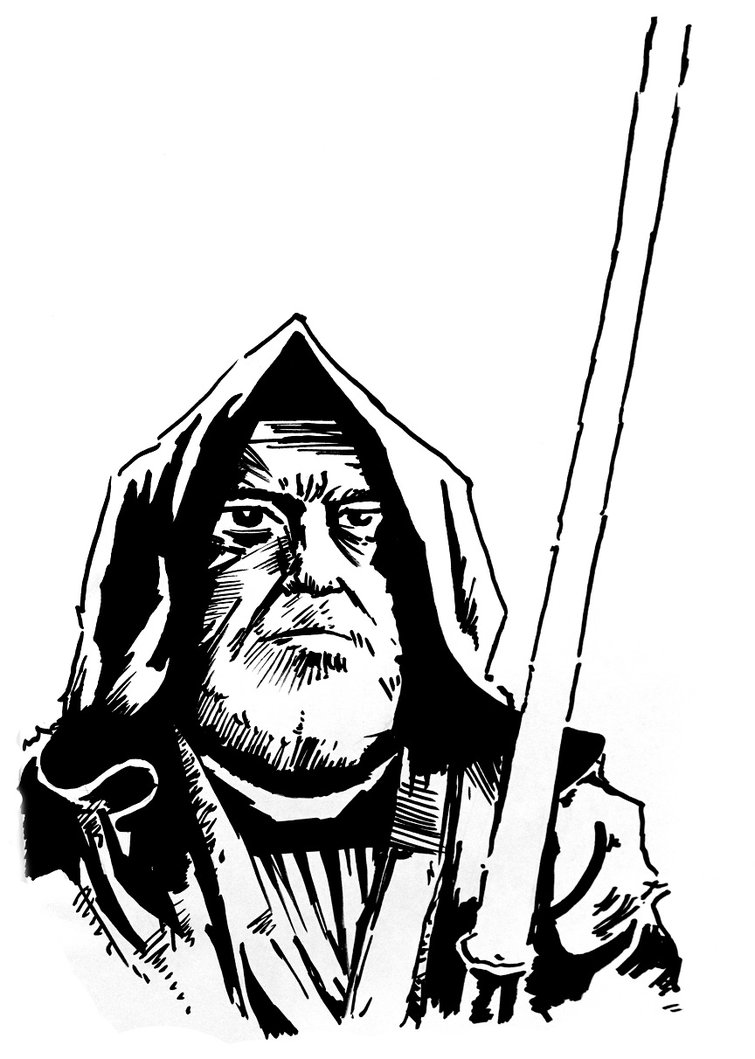 86 Obi Wan Kenobi Coloring Pages Printable 19