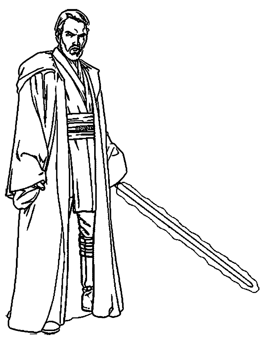 86 Obi Wan Kenobi Coloring Pages Printable 21