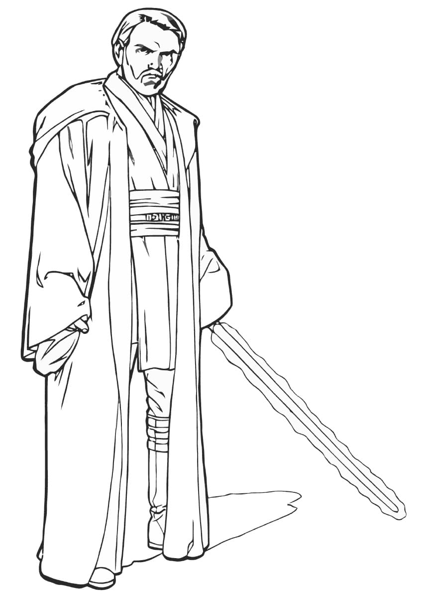 86 Obi Wan Kenobi Coloring Pages Printable 22