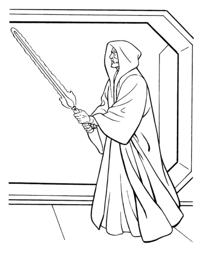 86 Obi Wan Kenobi Coloring Pages Printable 25