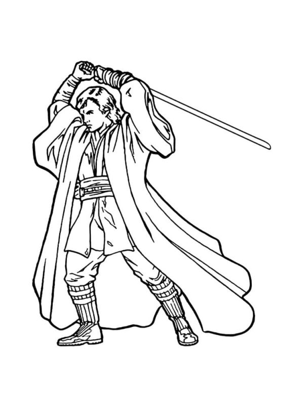 86 Obi Wan Kenobi Coloring Pages Printable 3