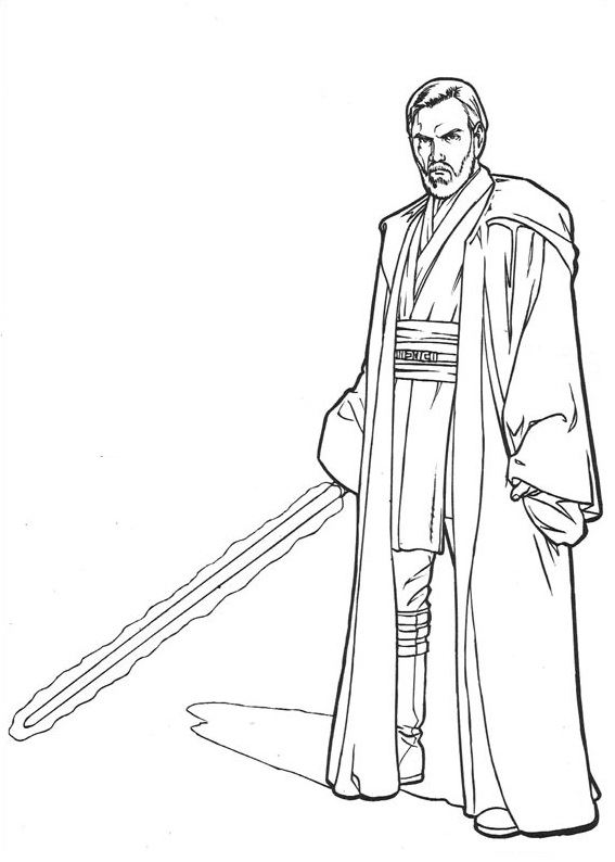 86 Obi Wan Kenobi Coloring Pages Printable 67