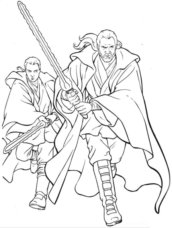 86 Obi Wan Kenobi Coloring Pages Printable 7