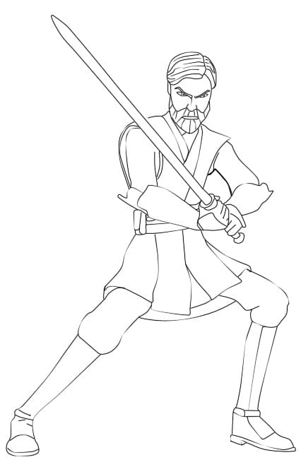 86 Obi Wan Kenobi Coloring Pages Printable 75