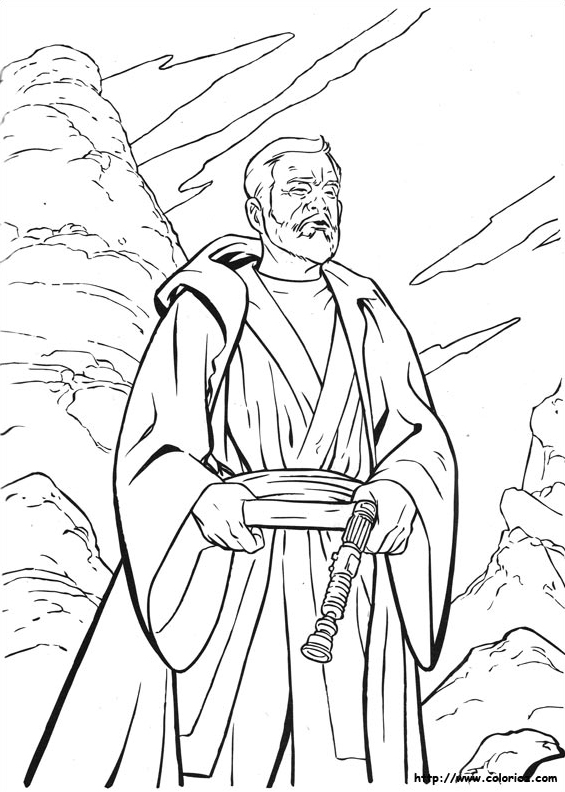 86 Obi Wan Kenobi Coloring Pages Printable 82