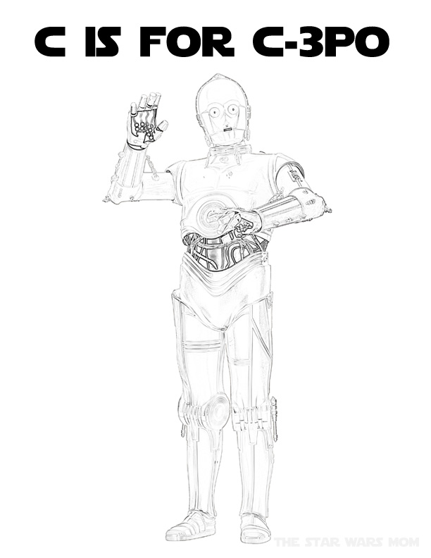 90 Epic C-3PO Coloring Pages Printable 27