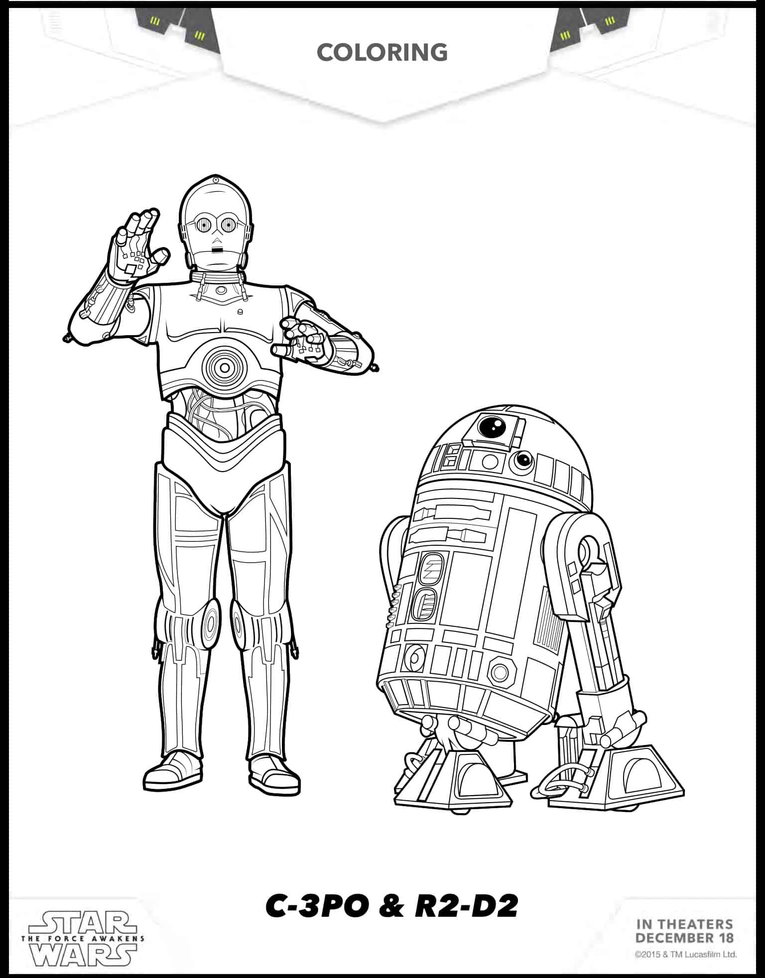 90 Epic C-3PO Coloring Pages Printable 30