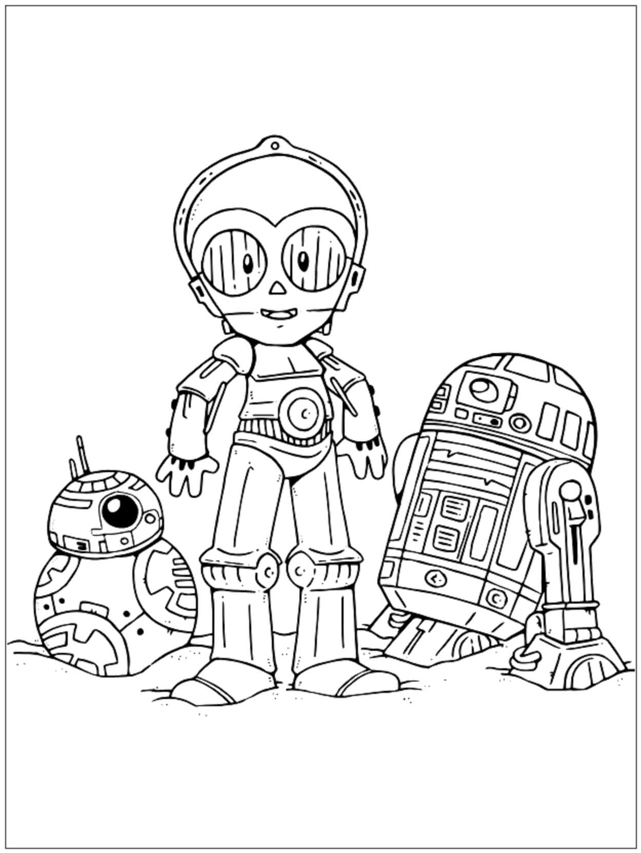 90 Epic C-3PO Coloring Pages Printable 39