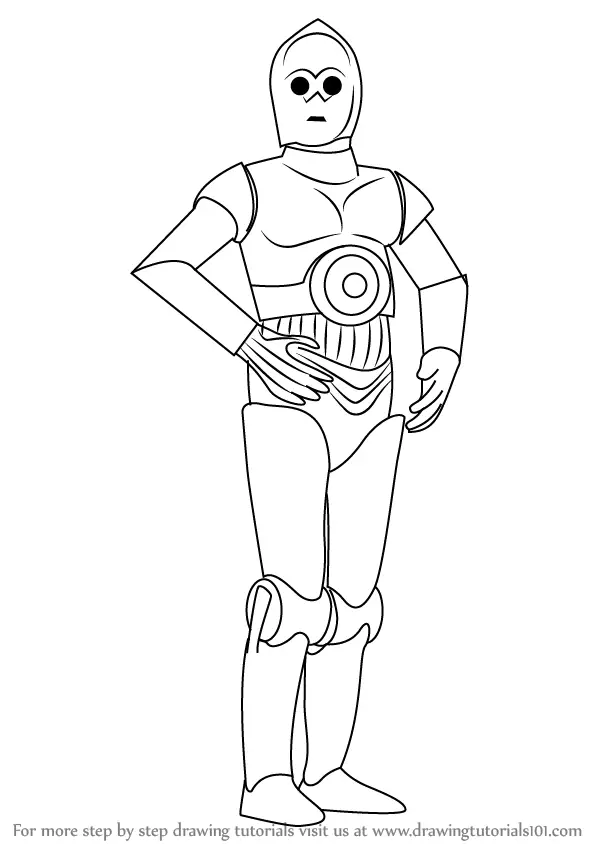 90 Epic C-3PO Coloring Pages Printable 49