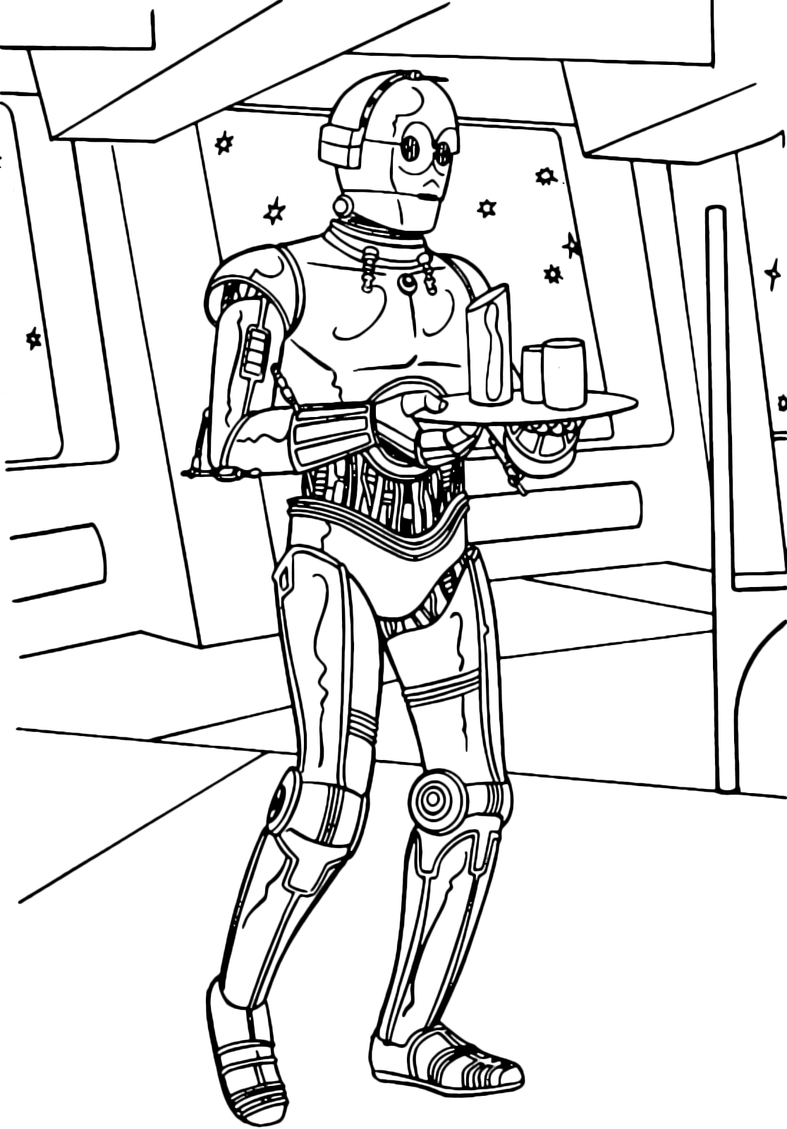 90 Epic C-3PO Coloring Pages Printable 5