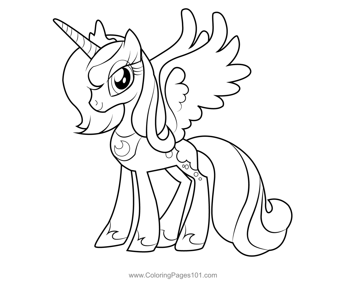 92 Princess Luna Coloring Pages Printable 12