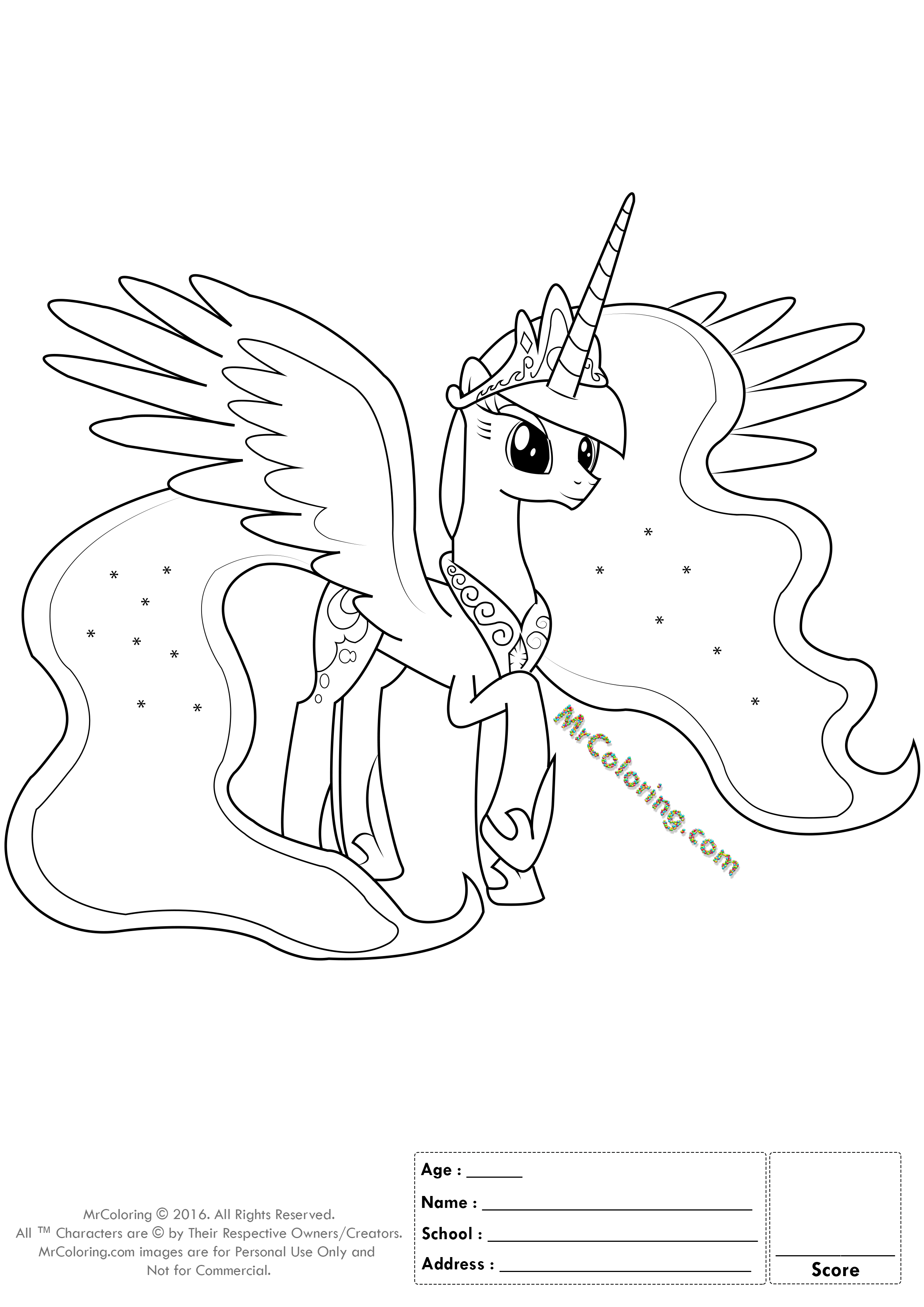 92 Princess Luna Coloring Pages Printable 14