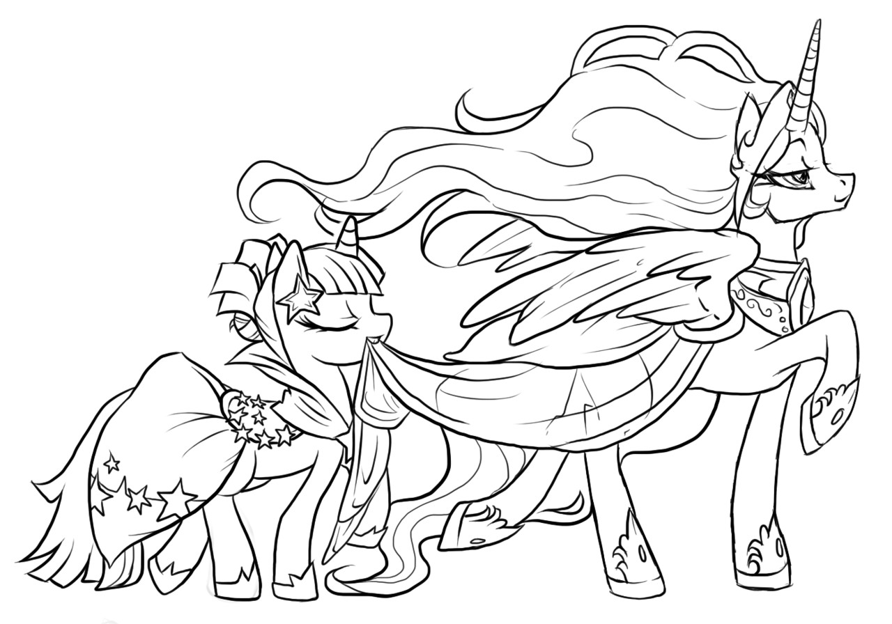 92 Princess Luna Coloring Pages Printable 17