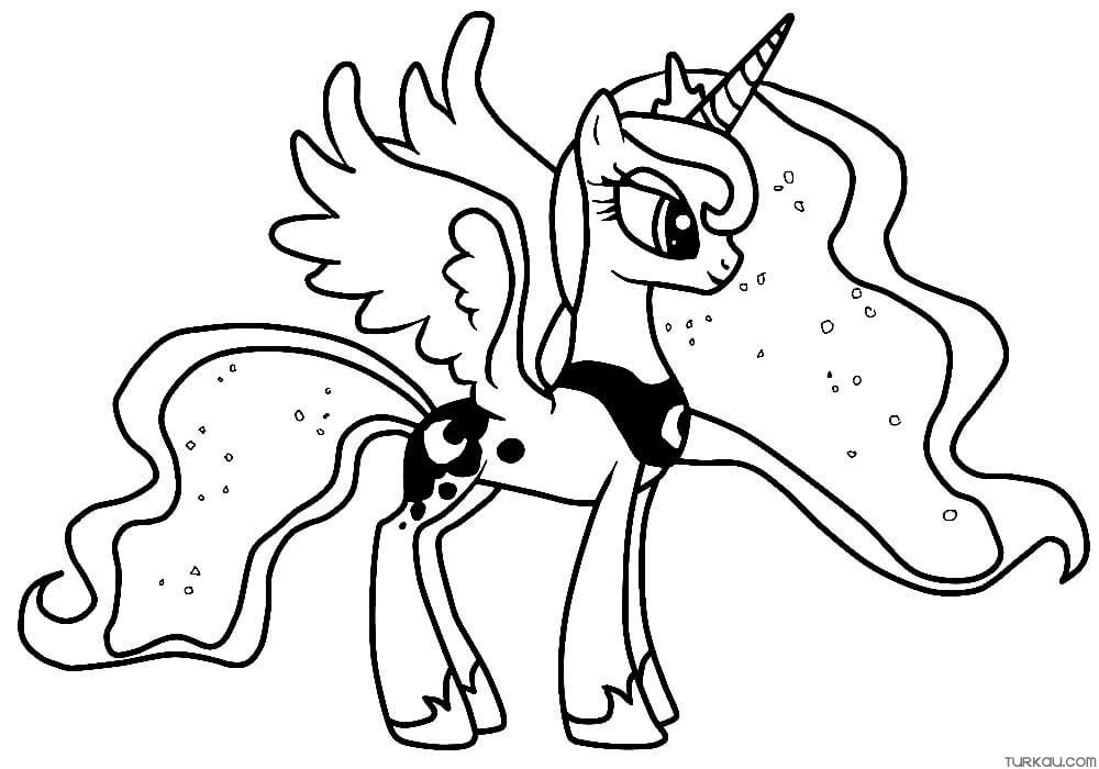 92 Princess Luna Coloring Pages Printable 19