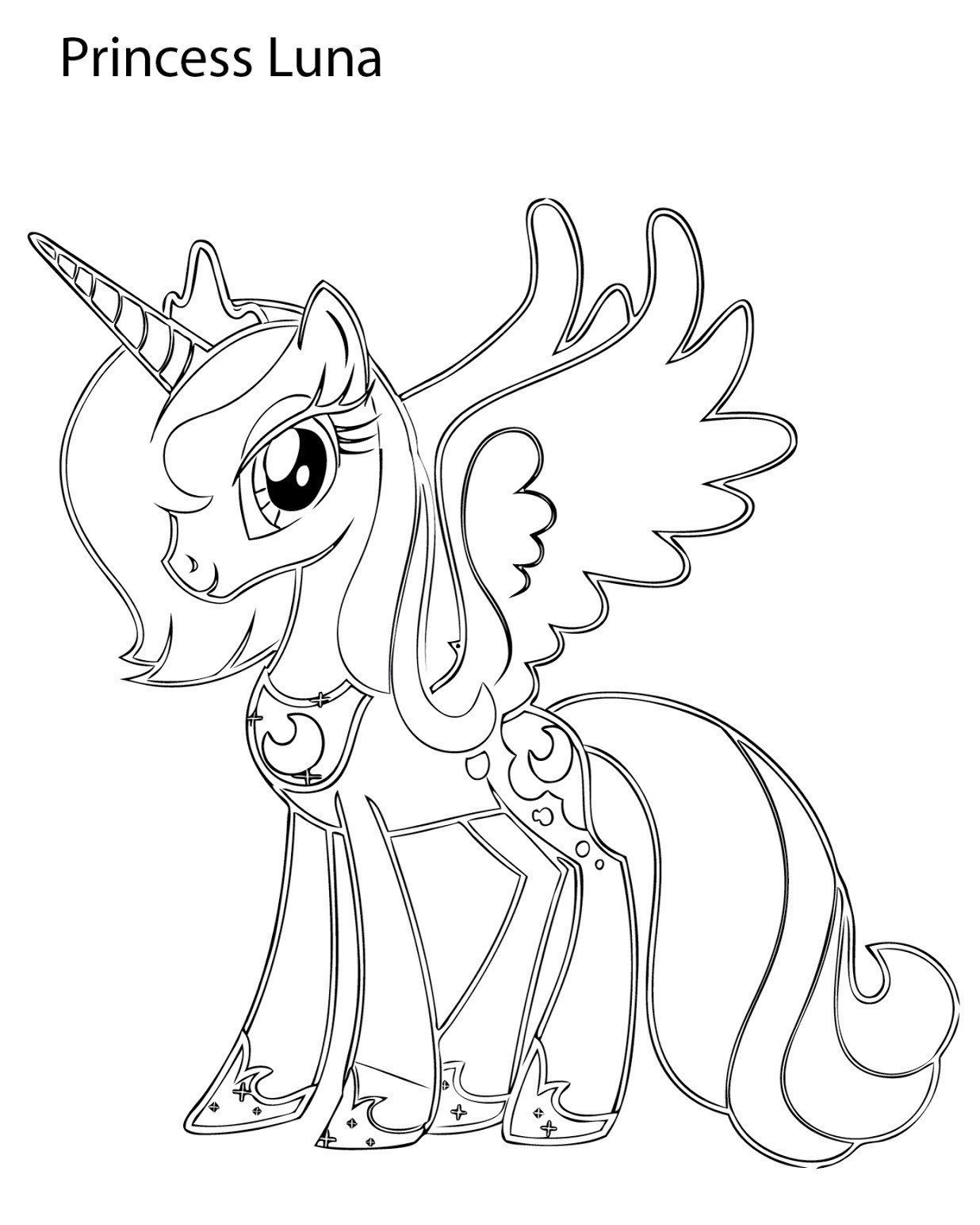 92 Princess Luna Coloring Pages Printable 21