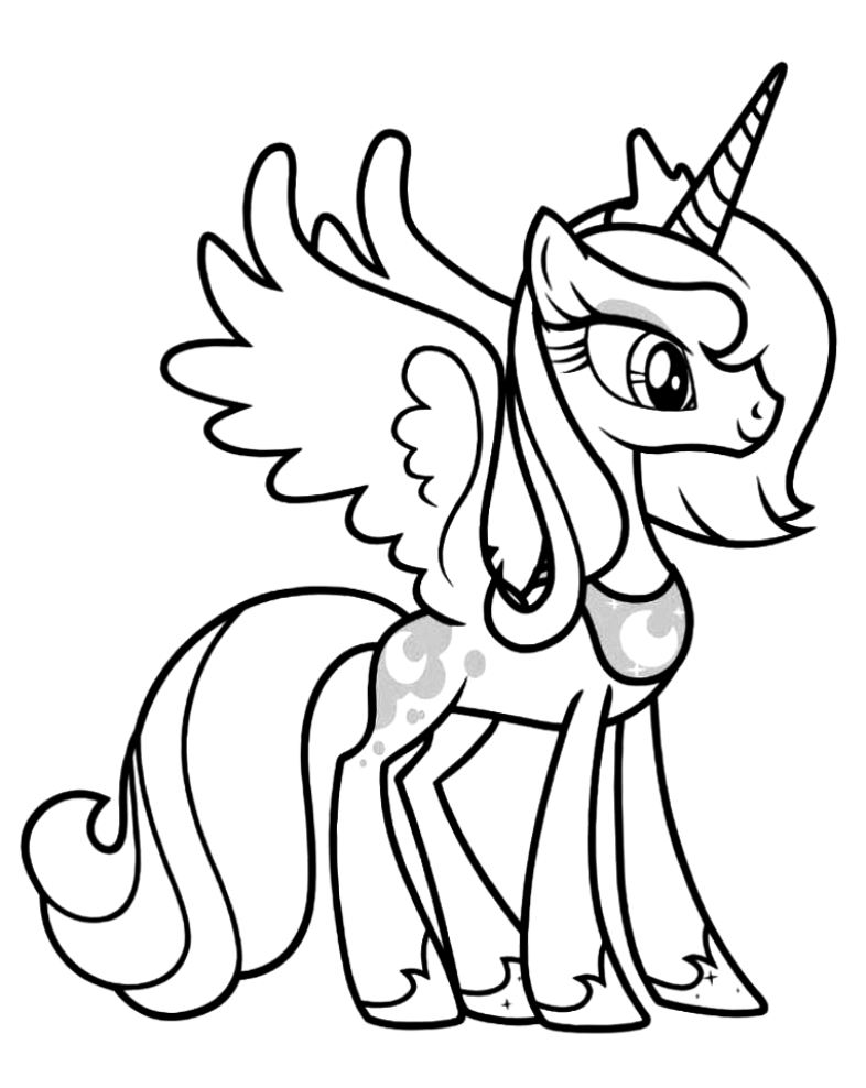 92 Princess Luna Coloring Pages Printable 34