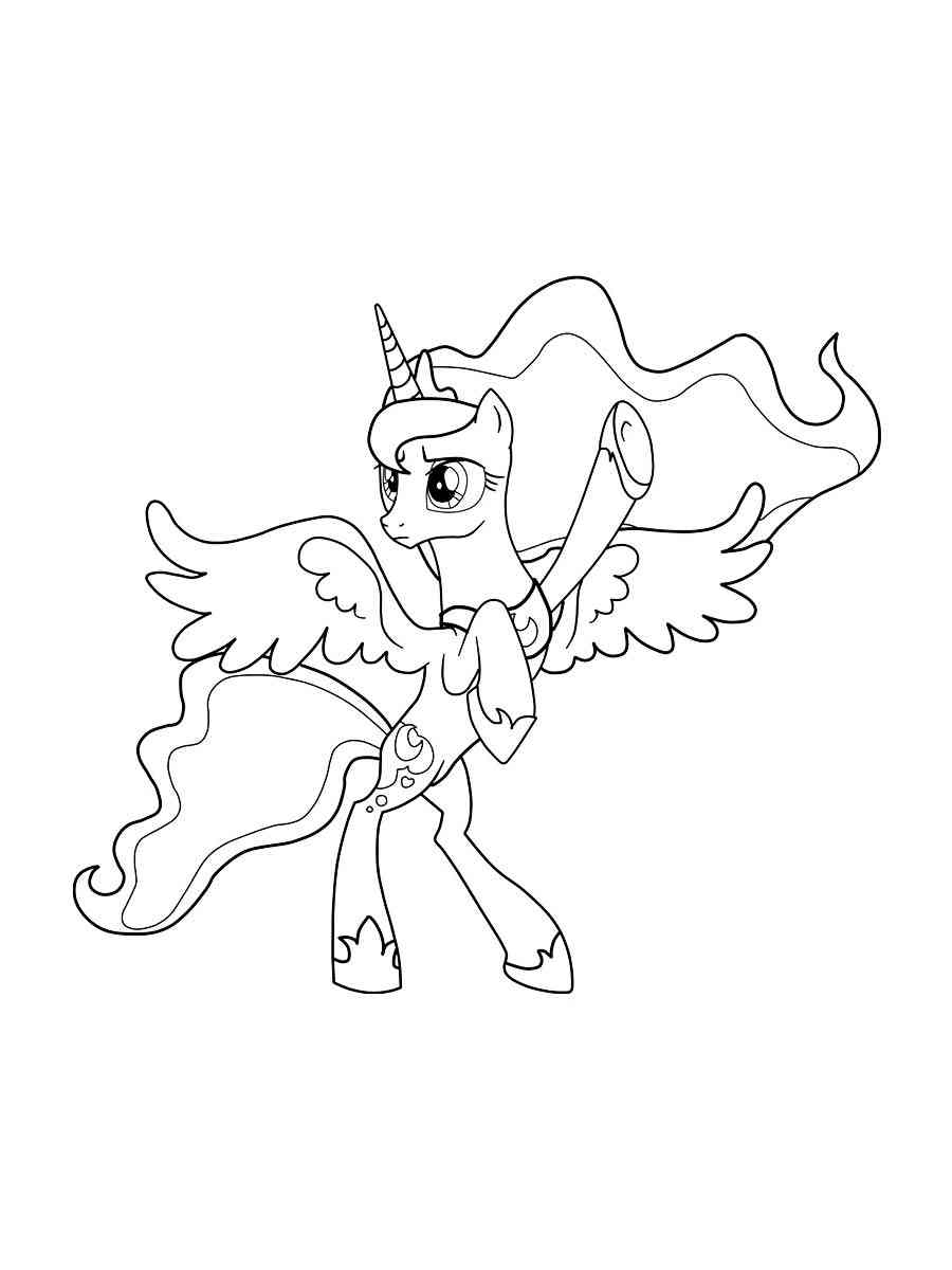 92 Princess Luna Coloring Pages Printable 40