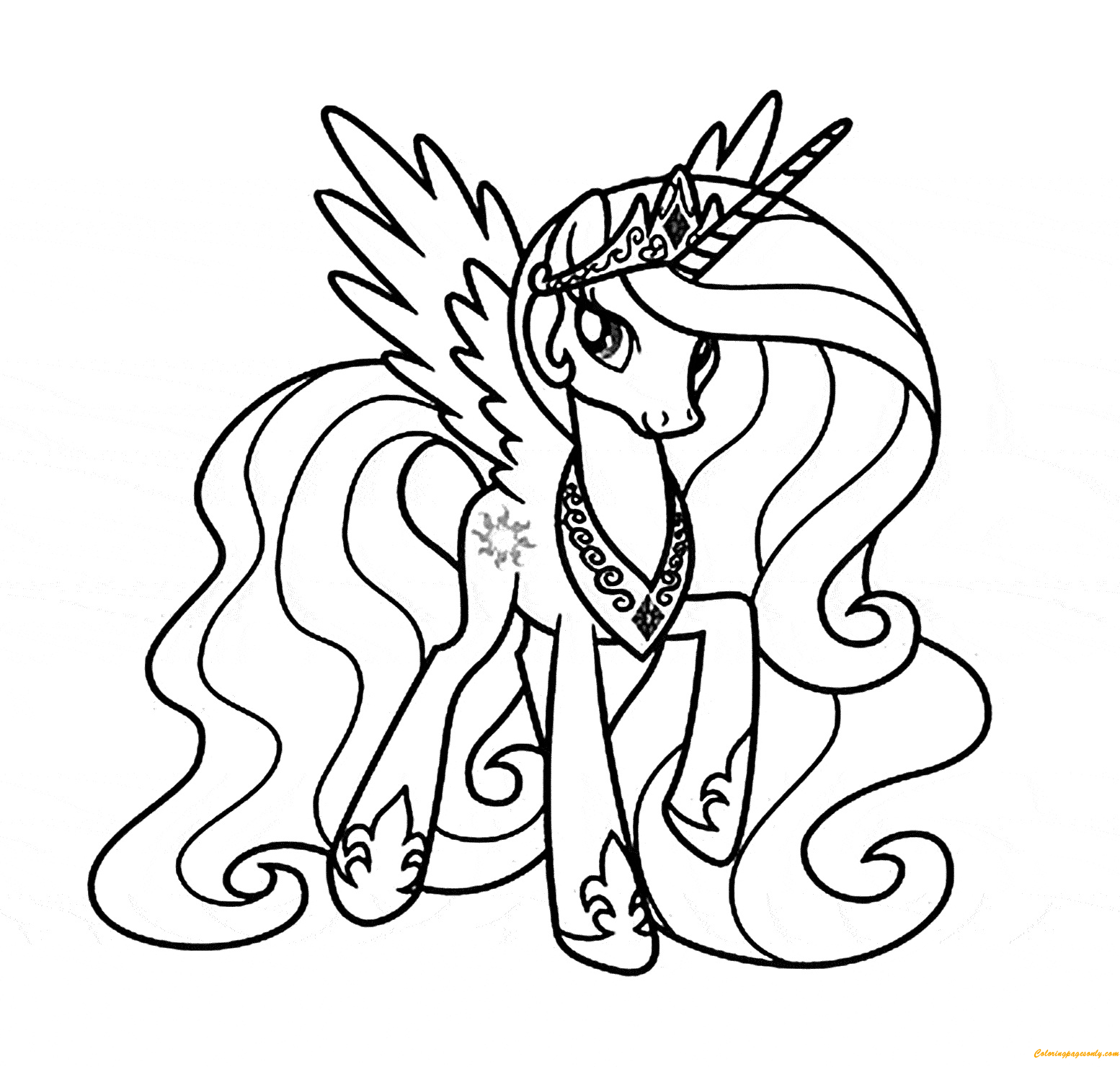 92 Princess Luna Coloring Pages Printable 45