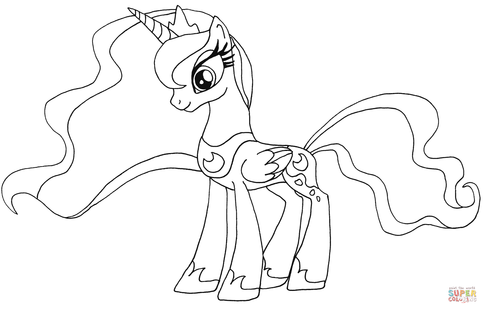 92 Princess Luna Coloring Pages Printable 5