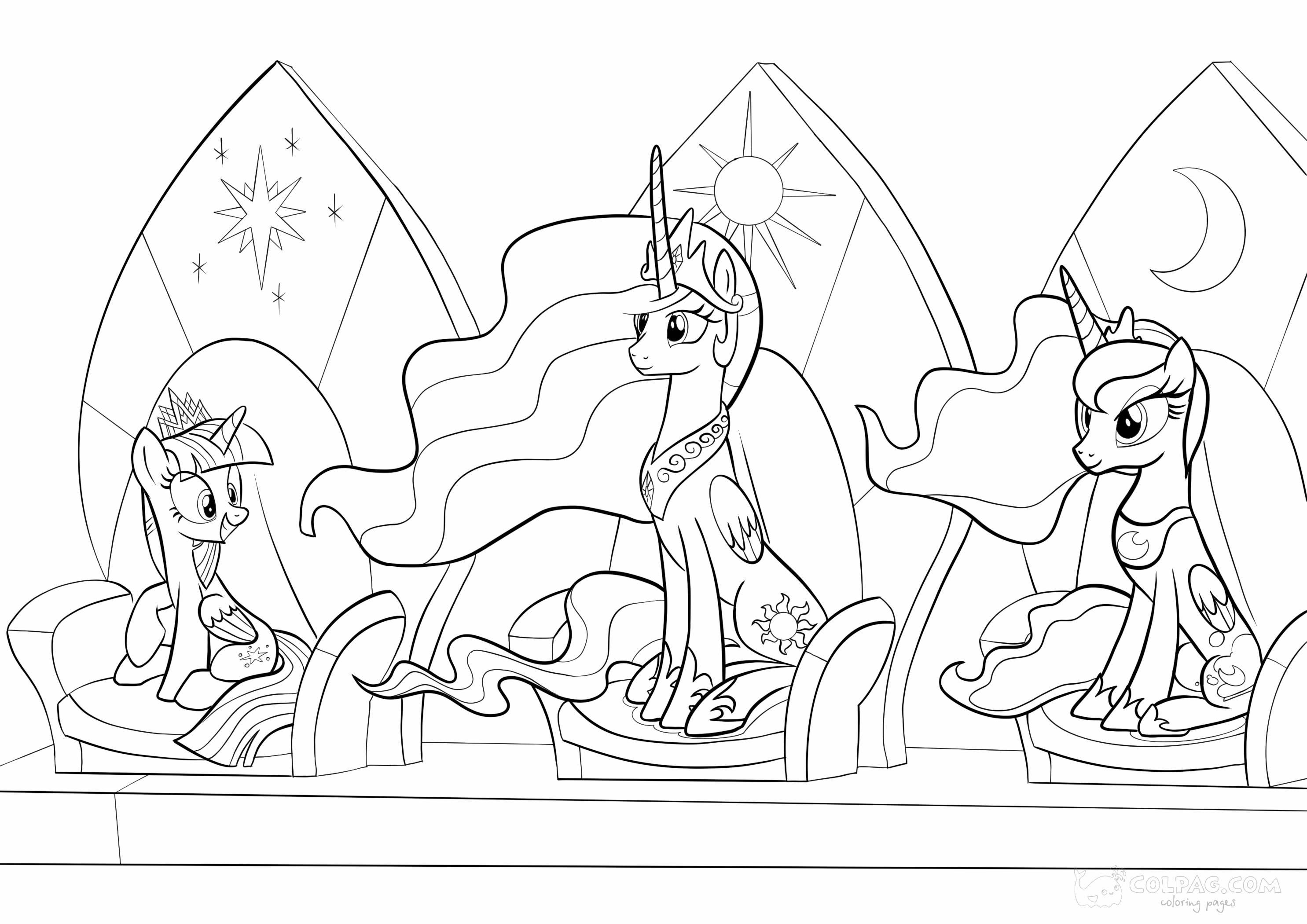 92 Princess Luna Coloring Pages Printable 54