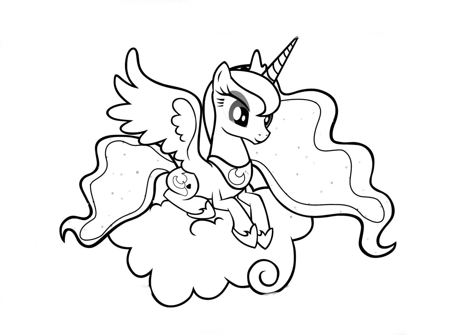 92 Princess Luna Coloring Pages Printable 55