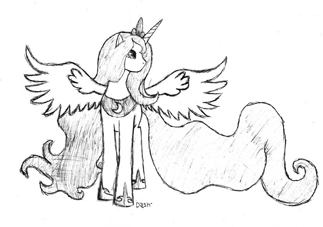 92 Princess Luna Coloring Pages Printable 59