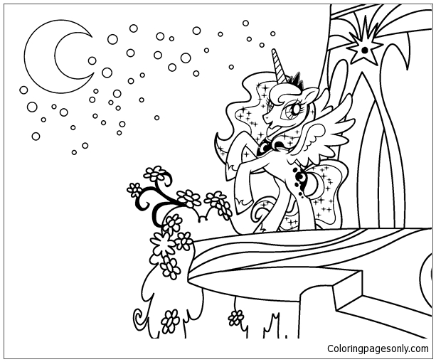 92 Princess Luna Coloring Pages Printable 61