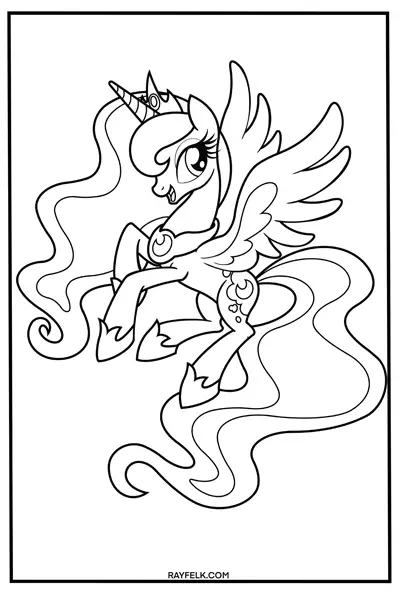 92 Princess Luna Coloring Pages Printable 63